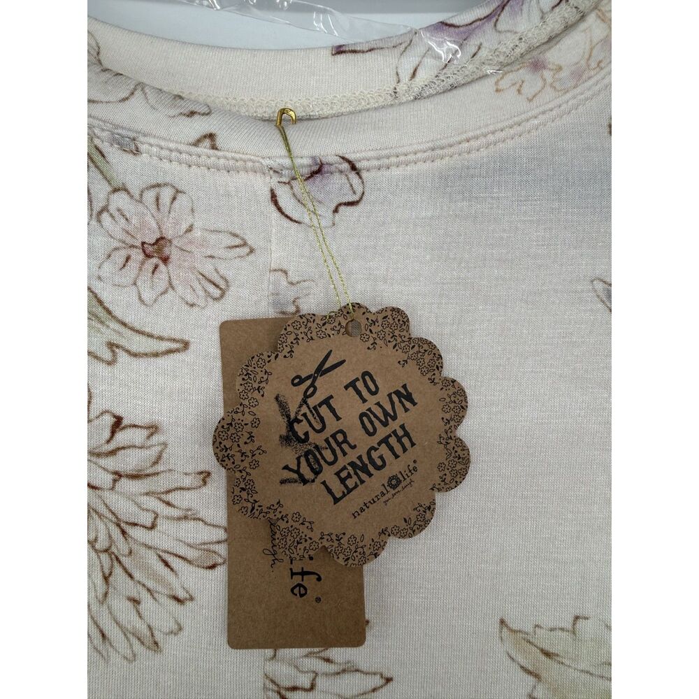 Natural Life Cream Floral Cut To Any Length Dress Size XS - Picture 5 of 6